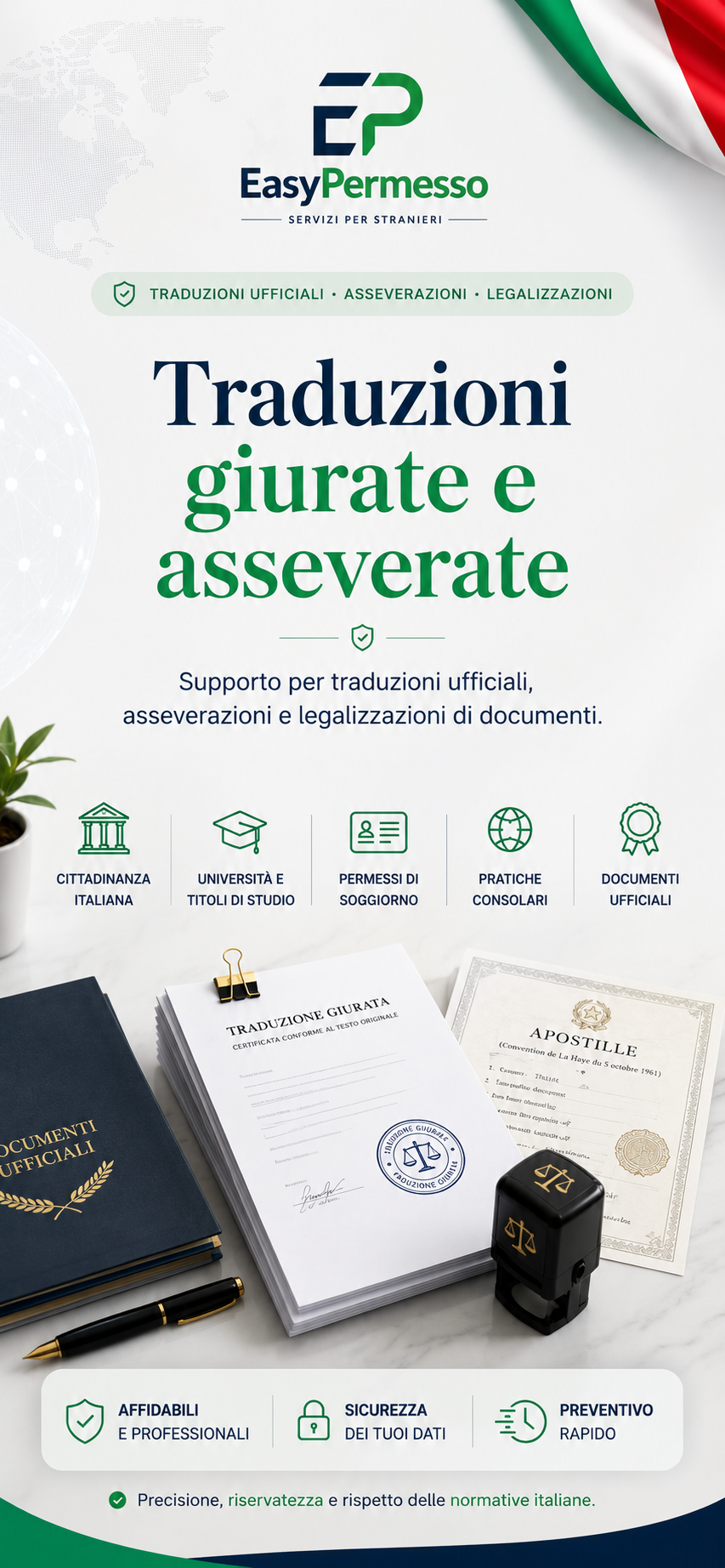 Traduzioni giurate e asseverate